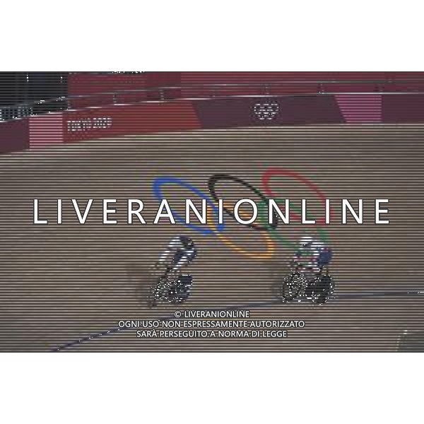 06-08-2021 Giochi Olimpici Pista Uomini; Giornata 05; 2021, Great Britain; 2021, Russia; Carlin, Jack; Dmitriev, Denis; Izu; ; Ciclismo Olimpiadi Tokyo 2020 Giappone ©SIROTTI/AGENZIA ALDO LIVERANI SAS