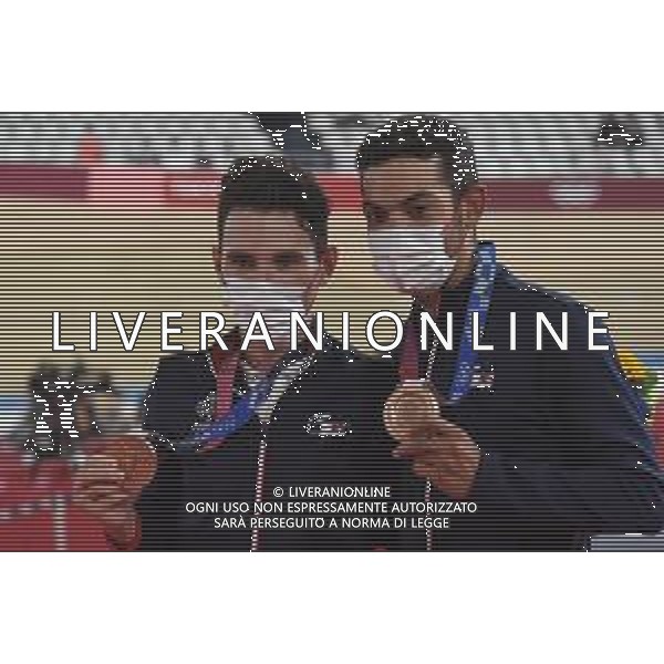 07-08-2021 Giochi Olimpici Pista Uomini; Giornata 06; 2021, France; Thomas, Benjamin; Grondin, Donavan; Izu; ; Ciclismo Olimpiadi Tokyo 2020 Giappone ©SIROTTI/AGENZIA ALDO LIVERANI SAS