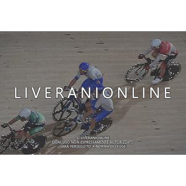 07-08-2021 Giochi Olimpici Pista Uomini; Giornata 06; 2021, Cofidis; Viviani, Elia; Consonni, Simone; Izu; ; Ciclismo Olimpiadi Tokyo 2020 Giappone ©SIROTTI/AGENZIA ALDO LIVERANI SAS