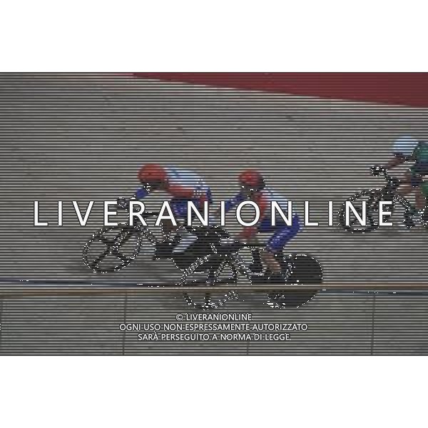 07-08-2021 Giochi Olimpici Pista Uomini; Giornata 06; 2021, France; Thomas, Benjamin; Grondin, Donavan; Izu; ; Ciclismo Olimpiadi Tokyo 2020 Giappone ©SIROTTI/AGENZIA ALDO LIVERANI SAS