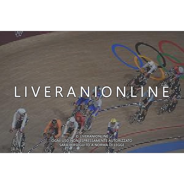 07-08-2021 Giochi Olimpici Pista Uomini; Giornata 06; 2021, Cofidis; Viviani, Elia; Consonni, Simone; Izu; ; Ciclismo Olimpiadi Tokyo 2020 Giappone ©SIROTTI/AGENZIA ALDO LIVERANI SAS