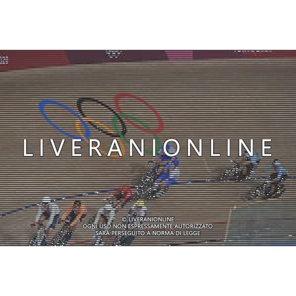 07-08-2021 Giochi Olimpici Pista Uomini; Giornata 06; 2021, Cofidis; Viviani, Elia; Consonni, Simone; Izu; ; Ciclismo Olimpiadi Tokyo 2020 Giappone ©SIROTTI/AGENZIA ALDO LIVERANI SAS