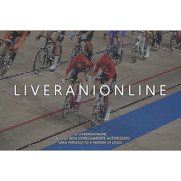 07-08-2021 Giochi Olimpici Pista Uomini; Giornata 06; 2021, Danimarca; Hansen, Lasse Norman; Morkov, Michael; Izu; ; Ciclismo Olimpiadi Tokyo 2020 Giappone ©SIROTTI/AGENZIA ALDO LIVERANI SAS