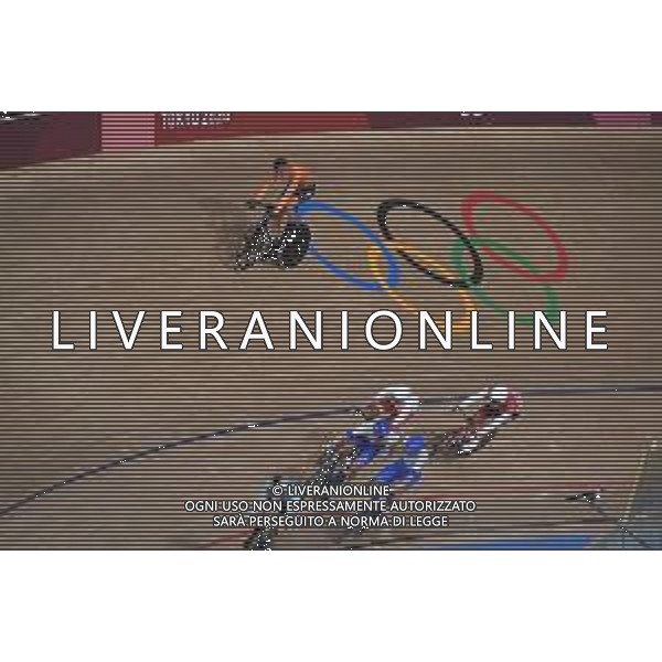 07-08-2021 Giochi Olimpici Pista Uomini; Giornata 06; 2021, Cofidis; Viviani, Elia; Consonni, Simone; Izu; ; Ciclismo Olimpiadi Tokyo 2020 Giappone ©SIROTTI/AGENZIA ALDO LIVERANI SAS