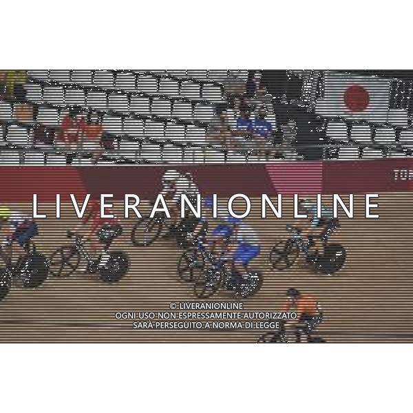 07-08-2021 Giochi Olimpici Pista Uomini; Giornata 06; 2021, Cofidis; Viviani, Elia; Consonni, Simone; Izu; ; Ciclismo Olimpiadi Tokyo 2020 Giappone ©SIROTTI/AGENZIA ALDO LIVERANI SAS