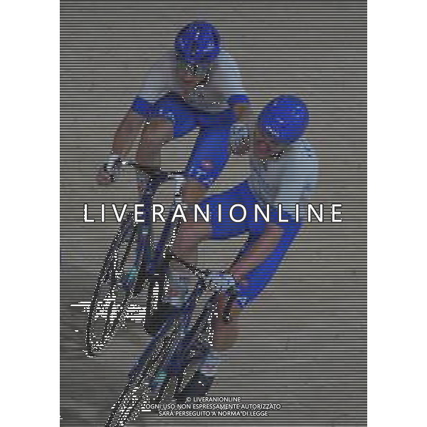 07-08-2021 Giochi Olimpici Pista Uomini; Giornata 06; 2021, Cofidis; Viviani, Elia; Consonni, Simone; Izu; ; Ciclismo Olimpiadi Tokyo 2020 Giappone ©SIROTTI/AGENZIA ALDO LIVERANI SAS
