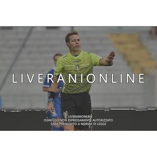 © TVRG Como vs Catanzaro nella foto l\'arbitro Matteo Mercenaro Como vs Catanzaro Coppa Italia - turno preliminare Novara 07-08-2021 Stadio Silvio Piola foto Roberto Garavaglia/ag. Aldo Liverani sas