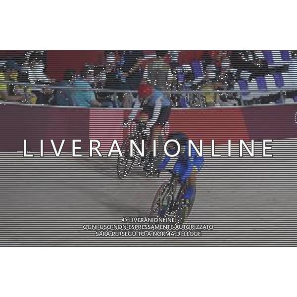 08-08-2021 Giochi Olimpici Pista Donne; Giornata 07; 2021, Canada; 2021, Ukraina; Mitchell, Kelsey; Starikova, Olena; Izu; - Ciclismo Olimpiadi Tokyo 2020 Giappone ©SIROTTI/AGENZIA ALDO LIVERANI SAS
