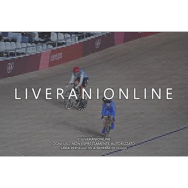 08-08-2021 Giochi Olimpici Pista Donne; Giornata 07; 2021, Canada; 2021, Ukraina; Mitchell, Kelsey; Starikova, Olena; Izu; - Ciclismo Olimpiadi Tokyo 2020 Giappone ©SIROTTI/AGENZIA ALDO LIVERANI SAS