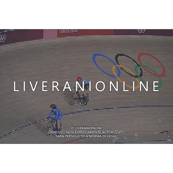 08-08-2021 Giochi Olimpici Pista Donne; Giornata 07; 2021, Canada; 2021, Ukraina; Mitchell, Kelsey; Starikova, Olena; Izu; - Ciclismo Olimpiadi Tokyo 2020 Giappone ©SIROTTI/AGENZIA ALDO LIVERANI SAS