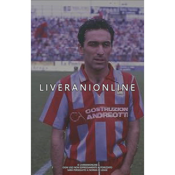 RETROSPETTIVA ETTORE FERRARONI CALCIATORE NELLA FOTO ETTORE FERRARONI CON LA MAGLIA DELLA CREMONESE AG ALDO LIVERANI SAS