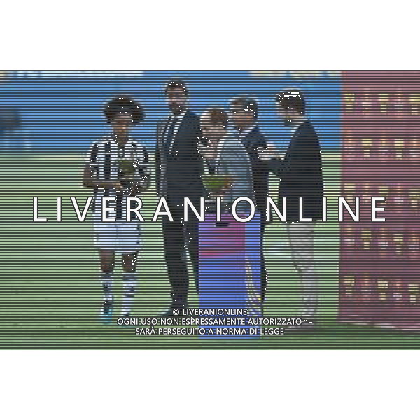 © TVRG Barcellona vs Juventus nella foto premiazione Juventus Barcellona vs Juventus - Trofeo Gamper squadre femminili foto Roberto Garavaglia/ag. Aldo Liverani sas