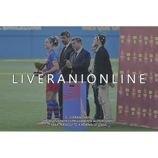 © TVRG Barcellona vs Juventus nella foto premiazione Barcellona Barcellona vs Juventus - Trofeo Gamper squadre femminili foto Roberto Garavaglia/ag. Aldo Liverani sas