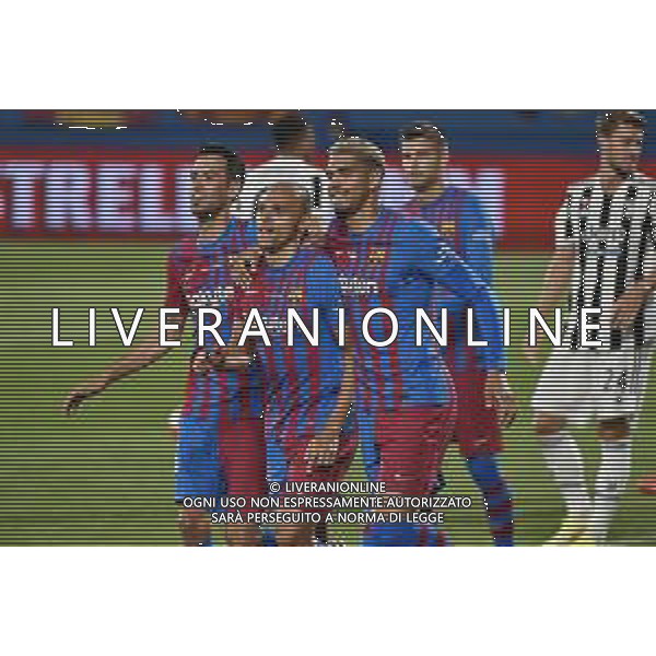 esultanza Barcellona dopo il gol del 2 a 0 Martin Braithwaite Barcellona vs Juventus - Trofeo Gamper amichevole precampionato Barcellona (SPA) 08-08-2021 Stadio Johan Cruijff foto Roberto Garavaglia/ag. Aldo Liverani sas/AGENZIA ALDO LIVERANI SAS