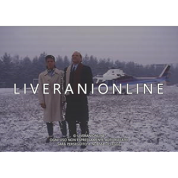 RETROSPETTIVA SILVIO BERLUSCONI PRESIDENTE MILAN INDUSTRIALE POLITICO NELLA FOTO SILVIO BERLUSCONI CON IL FIGLIO PIERSILVIO BERLUSCONI SUI CAMPI DI MILANELLO AG ALDO LIVERANI SAS