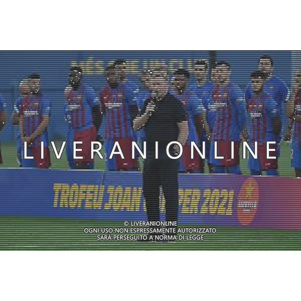 Ronald Koeman allenatore Barcellona Barcellona vs Juventus - Trofeo Gamper amichevole precampionato Barcellona (SPA) 08-08-2021 Stadio Johan Cruijff foto Roberto Garavaglia/ag. Aldo Liverani sas/AGENZIA ALDO LIVERANI SAS