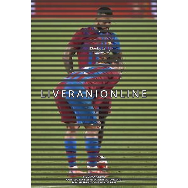 Antoine Griezmann (Barcellona) e dietro Memphis Depay (Barcellona) Barcellona vs Juventus - Trofeo Gamper amichevole precampionato Barcellona (SPA) 08-08-2021 Stadio Johan Cruijff foto Roberto Garavaglia/ag. Aldo Liverani sas/AGENZIA ALDO LIVERANI SAS