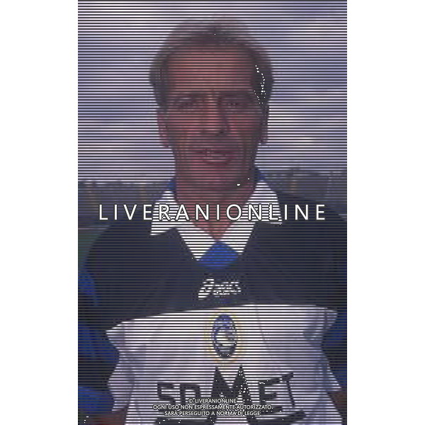 RETROSPETTIVA NELLO MALIZIA CALCIATORE E PREPARATORE PORTIERI NELLA FOTO NELLO MALIZIA PREPARATORE PORTIERI ATALANTA CALCIO AG ALDO LIVERANI SAS