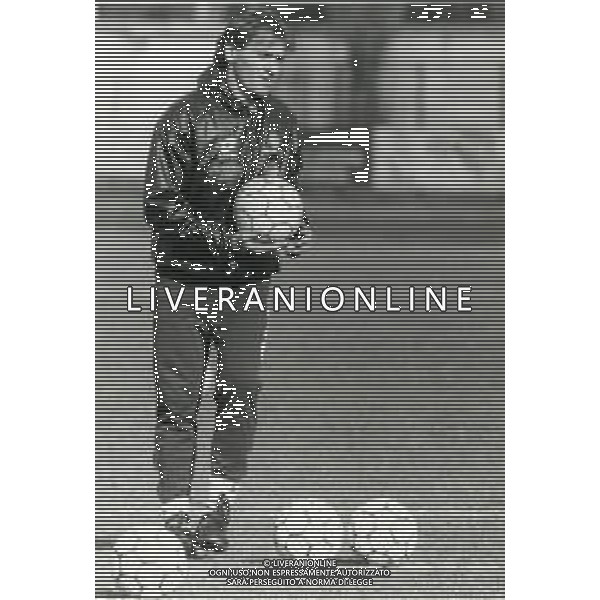 RETROSPETTIVA NELLO MALIZIA CALCIATORE E PREPARATORE PORTIERI NELLA FOTO NELLO MALIZIA PREPARATORE PORTIERI ATALANTA CALCIO AG ALDO LIVERANI SAS