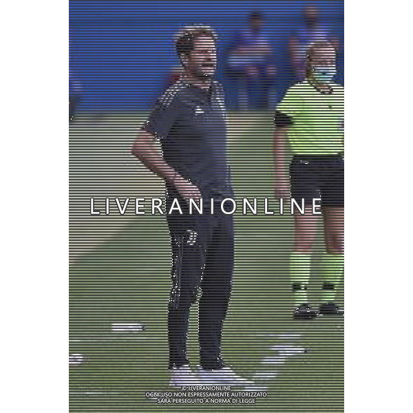 ¬© TVRG Barcellona vs Juventus nella foto Joe Montemurro allenatore Juventus Barcellona vs Juventus - Trofeo Gamper squadre femminili foto Roberto Garavaglia/ag. Aldo Liverani sas/AGENZIA ALDO LIVERANI SAS