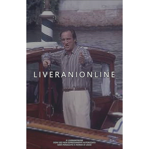 RETROSPETTIVA JIM BELUSHI ATTORE NELLA FOTO JIM BELUSHI A VENEZIA NELL\'ANNO 1991 AG ALDO LIVERANI SAS