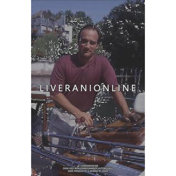 RETROSPETTIVA JIM BELUSHI ATTORE NELLA FOTO JIM BELUSHI A VENEZIA NELL\'ANNO 1991 AG ALDO LIVERANI SAS