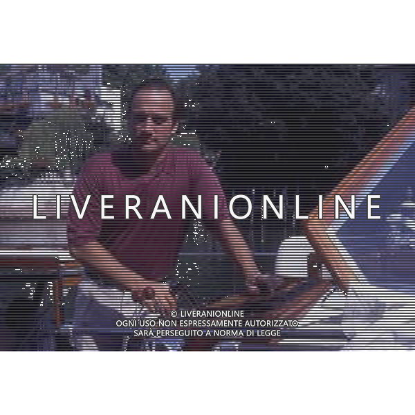 RETROSPETTIVA JIM BELUSHI ATTORE NELLA FOTO JIM BELUSHI A VENEZIA NELL\'ANNO 1991 AG ALDO LIVERANI SAS