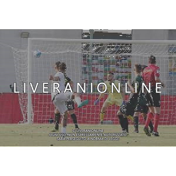 13-08-2021 LIGNANO SABBIADORO PRELIMINARI DI COPPA ITALIA PORDENONE -SPEZIA NELLA FOTO GOAL NIKOLAOU DMITRIOS FOTO PAOLA GARBUIO-AG ALDO LIVERANI SAS