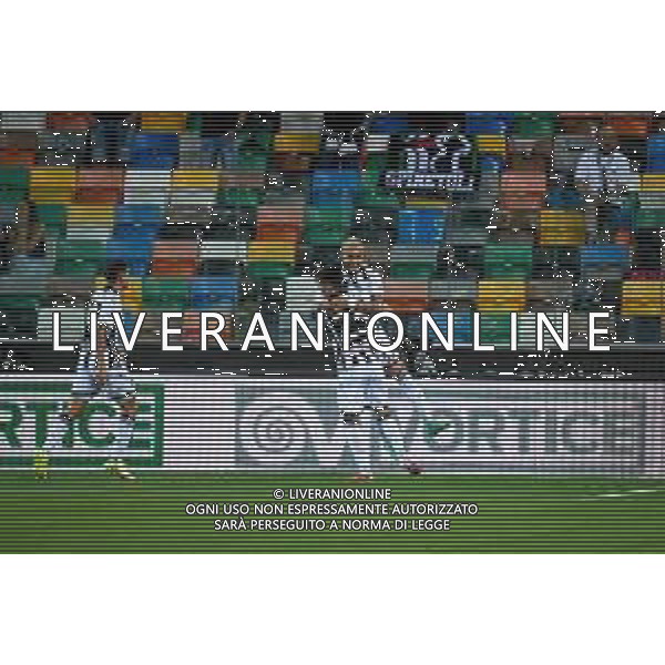 GriffoniE/LMedia - Trentaduesimi - Udinese vs Ascoli - Coppa Italia 2021/2022 13 agosto 2021 - Dacia Arena, Udine, Italia Nella foto: Esultanza di Roberto Maximiliano Pereyra (Udinese) dopo il gol @GriffoniE/LMedia/AGENZIA ALDO LIVERANI SAS