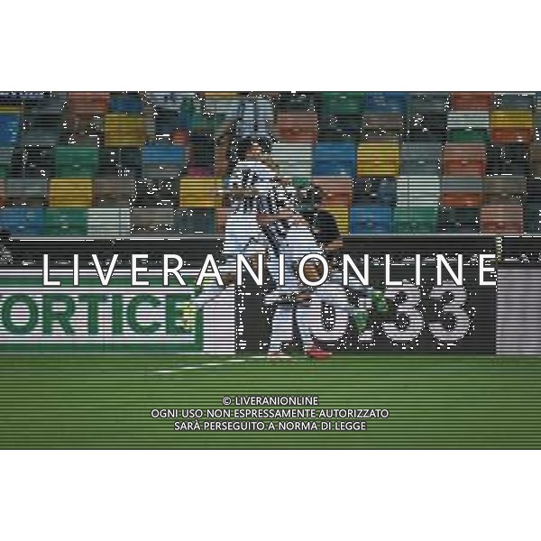 GriffoniE/LMedia - Trentaduesimi - Udinese vs Ascoli - Coppa Italia 2021/2022 13 agosto 2021 - Dacia Arena, Udine, Italia Nella foto: Esultanza di Roberto Maximiliano Pereyra (Udinese) dopo il gol @GriffoniE/LMedia/AGENZIA ALDO LIVERANI SAS