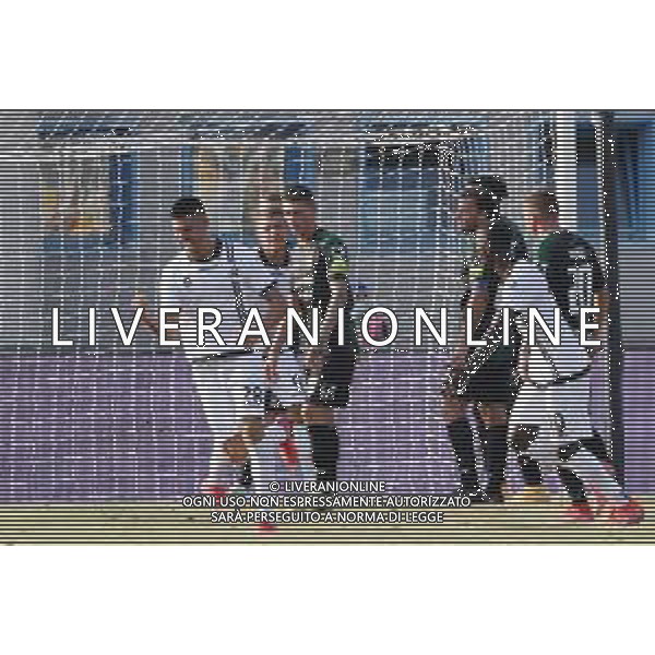 13-08-2021 LIGNANO SABBIADORO PRELIMINARI DI COPPA ITALIA PORDENONE -SPEZIA NELLA FOTO ESULTANZA ERLIC FOTO PAOLA GARBUIO-AG ALDO LIVERANI SAS