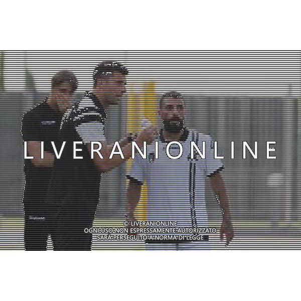 13-08-2021 LIGNANO SABBIADORO PRELIMINARI DI COPPA ITALIA PORDENONE -SPEZIA NELLA FOTO THIAGO MOTTA ALLENATORE SPEZIA CALCIO FOTO PAOLA GARBUIO-AG ALDO LIVERANI SAS