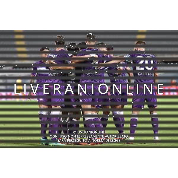 GuglielmiL/LMedia - Trentaduesimi - ACF Fiorentina vs Cosenza Calcio - Coppa Italia 2021/2022 13 agosto 2021 - Stadio Artemio Franchi, Firenze, Italia Nella foto: Esultanza Fiorentina @GuglielmiL/LMedia AG ALDO LIVERANI SAS