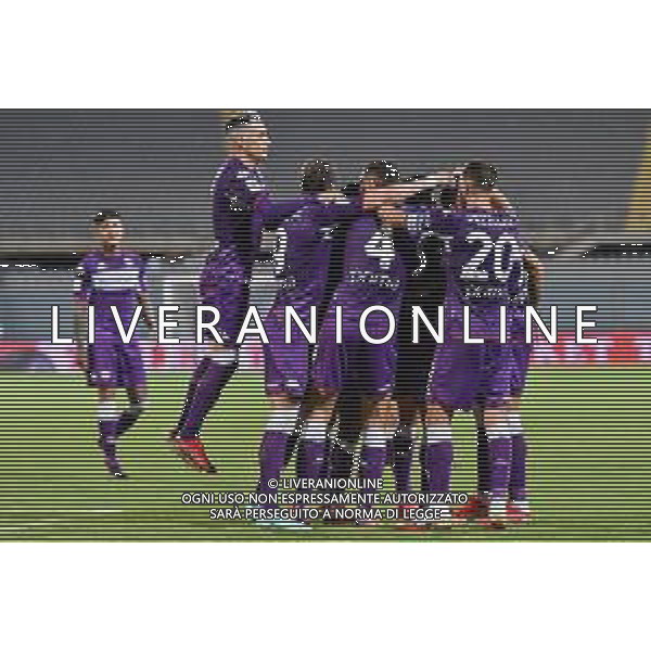 GuglielmiL/LMedia - Trentaduesimi - ACF Fiorentina vs Cosenza Calcio - Coppa Italia 2021/2022 13 agosto 2021 - Stadio Artemio Franchi, Firenze, Italia Nella foto: Esultanza Fiorentina @GuglielmiL/LMedia AG ALDO LIVERANI SAS