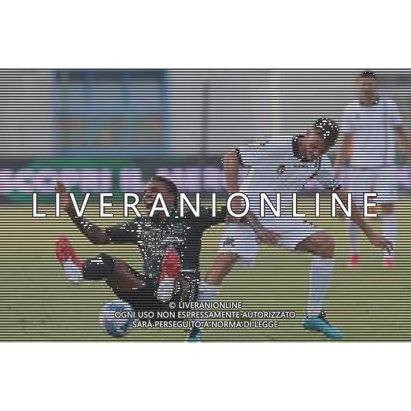 LIGNANO SABBIADORO (UD) STADIO G.TEGHIL 13-08-2021 AG.ALDO LIVERANI/ PAOLA GARBUIO COPPA ITALIA PORDENONE VS SPEZIA NELLA FOTO : MAGGIORE GIULIO, FOLORUNSHO MICHAEL ©GARBUIO/AGENZIA ALDO LIVERANI SAS