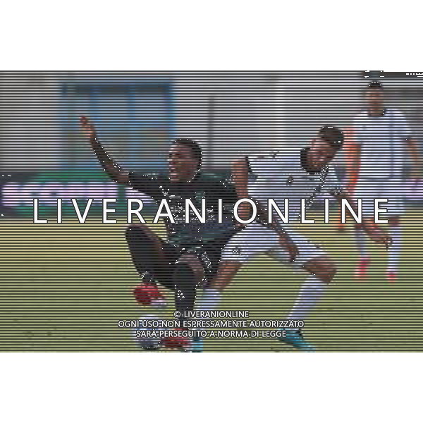 LIGNANO SABBIADORO (UD) STADIO G.TEGHIL 13-08-2021 AG.ALDO LIVERANI/ PAOLA GARBUIO COPPA ITALIA PORDENONE VS SPEZIA NELLA FOTO : MAGGIORE GIULIO, FOLORUNSHO MICHAEL ©GARBUIO/AGENZIA ALDO LIVERANI SAS