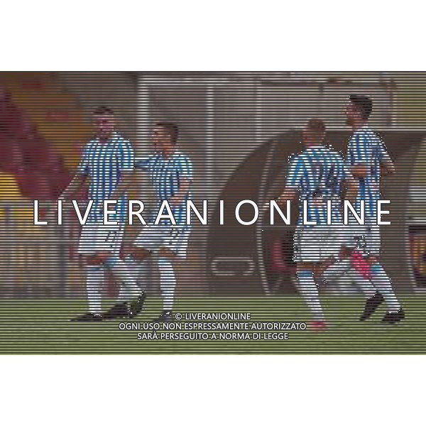 14-08-2021 BENEVENTO COPPA ITALIA BENEVENTO -SPAL NELLA FOTO: ESULTANZA SPAL FOTO MOSCA, AG.LIVERANI