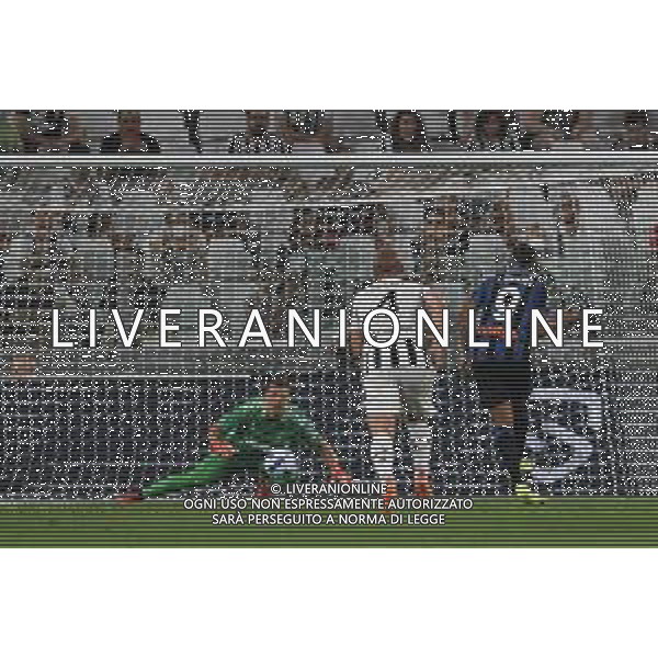 Torino 14.08.2021 Allianz Stadium Juventus vs Atalanta Amichevole pre campionato ©Manuela Viganti/Agenzia Aldo Liverani Nella foto: gol luis muriel ©VIGANTI/AGENZIA ALDO LIVERANI SAS