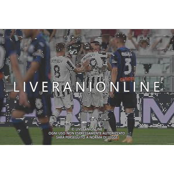 Torino 14.08.2021 Allianz Stadium Juventus vs Atalanta Amichevole pre campionato ©Manuela Viganti/Agenzia Aldo Liverani Nella foto: esultanza juventus dopo il gol di federico bernardeschi ©VIGANTI/AGENZIA ALDO LIVERANI SAS