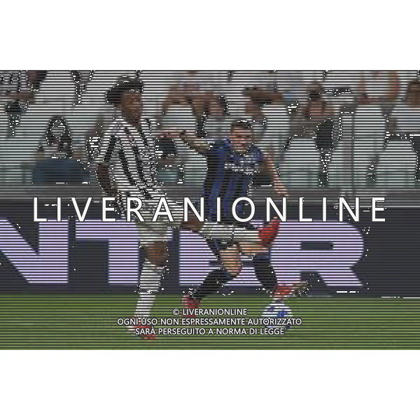 Torino 14.08.2021 Allianz Stadium Juventus vs Atalanta Amichevole pre campionato ©Manuela Viganti/Agenzia Aldo Liverani Nella foto: robin gosens e juan cuadrado ©VIGANTI/AGENZIA ALDO LIVERANI SAS