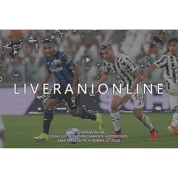 Torino 14.08.2021 Allianz Stadium Juventus vs Atalanta Amichevole pre campionato ©Manuela Viganti/Agenzia Aldo Liverani Nella foto: luis muriel e rodrigo bentacur ©VIGANTI/AGENZIA ALDO LIVERANI SAS
