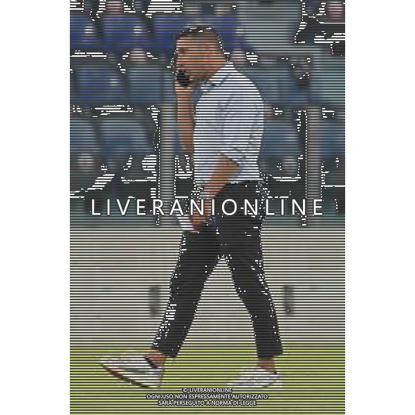 14-8-2021. Cagliari Calcio - Pisa Sporting Club. Sedicesimi Coppa Italia calcio. Italia, Sardegna, Cagliari, Stadio Unipol Domus. Salvatore Moi/Aldo Liverani s.a.s. Nella foto: Andrea Cossu team manager cagliari
