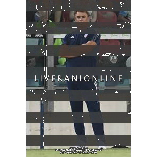 14-8-2021. Cagliari Calcio - Pisa Sporting Club. Sedicesimi Coppa Italia calcio. Italia, Sardegna, Cagliari, Stadio Unipol Domus. Salvatore Moi/Aldo Liverani s.a.s. Nella foto:Leonardo Semplici allenatore Cagliari