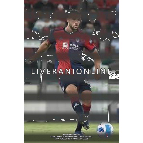 14-8-2021. Cagliari Calcio - Pisa Sporting Club. Sedicesimi Coppa Italia calcio. Italia, Sardegna, Cagliari, Stadio Unipol Domus. Salvatore Moi/Aldo Liverani s.a.s. Nella foto: Sebastian Walukiewicz Cagliari