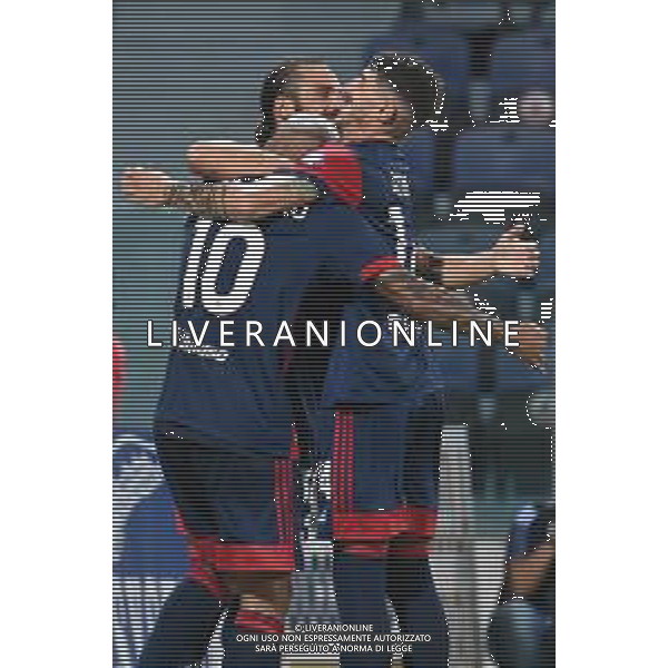 14-8-2021. Cagliari Calcio - Pisa Sporting Club. Sedicesimi Coppa Italia calcio. Italia, Sardegna, Cagliari, Stadio Unipol Domus. Salvatore Moi/Aldo Liverani s.a.s. Nella foto:Gol ed esultanza annullato Joao Pedro Cagliari