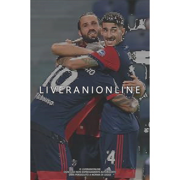 14-8-2021. Cagliari Calcio - Pisa Sporting Club. Sedicesimi Coppa Italia calcio. Italia, Sardegna, Cagliari, Stadio Unipol Domus. Salvatore Moi/Aldo Liverani s.a.s. Nella foto:Gol ed esultanza annullato Joao Pedro Cagliari