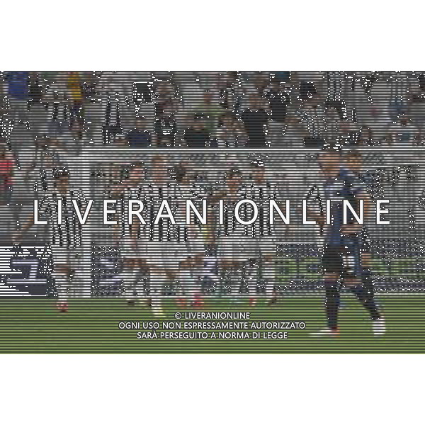 Torino 14.08.2021 Allianz Stadium Juventus vs Atalanta Amichevole pre campionato ©Manuela Viganti/Agenzia Aldo Liverani Nella foto: esultanza juventus dopo il go di alvaro morata del 3-1 ©VIGANTIAGENZIA ALDO LIVERANI SAS