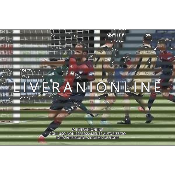 14-8-2021. Cagliari Calcio - Pisa Sporting Club. Sedicesimi Coppa Italia calcio. Italia, Sardegna, Cagliari, Stadio Unipol Domus. Salvatore Moi/Aldo Liverani s.a.s. Nella foto:gol ed esultanza di Diego Godin Cagliari conto Pisa in casa.