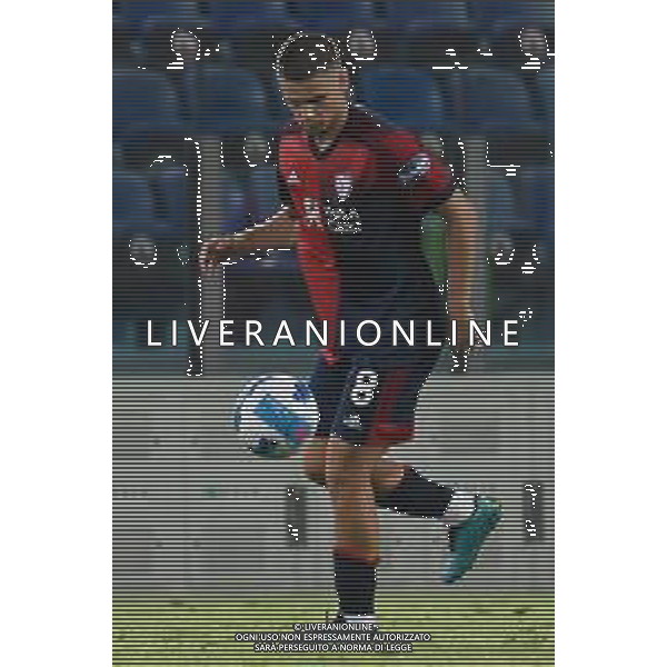 14-8-2021. Cagliari Calcio - Pisa Sporting Club. Sedicesimi Coppa Italia calcio. Italia, Sardegna, Cagliari, Stadio Unipol Domus. Salvatore Moi/Aldo Liverani s.a.s. Nella foto:RÄzvan Marin Cagliari
