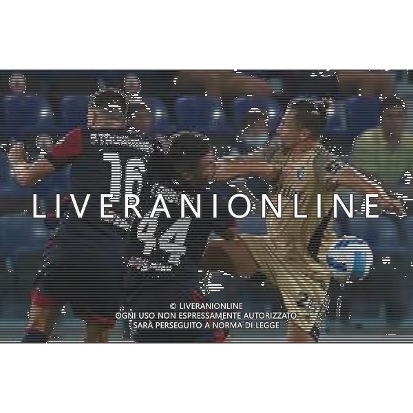 14-8-2021. Cagliari Calcio - Pisa Sporting Club. Sedicesimi Coppa Italia calcio. Italia, Sardegna, Cagliari, Stadio Unipol Domus. Salvatore Moi/Aldo Liverani s.a.s. Nella foto: Kevin Strootman Cagliari, Andrea Carboni Cagliari, Masucci Pisa